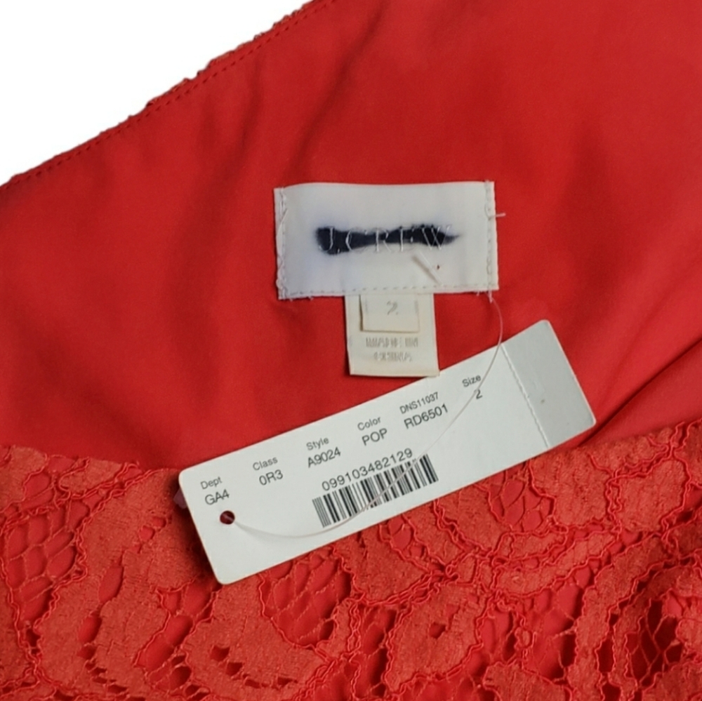 COPY - NWT J. Crew Alexa Dress in Leavers Lace - Picture 10 of 13